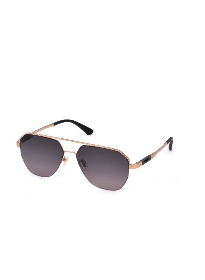 Police Geometric Full-Rim Sunglasses RANGER 1 SPLP30 Rose gold Frame, smoke gradient Lenses